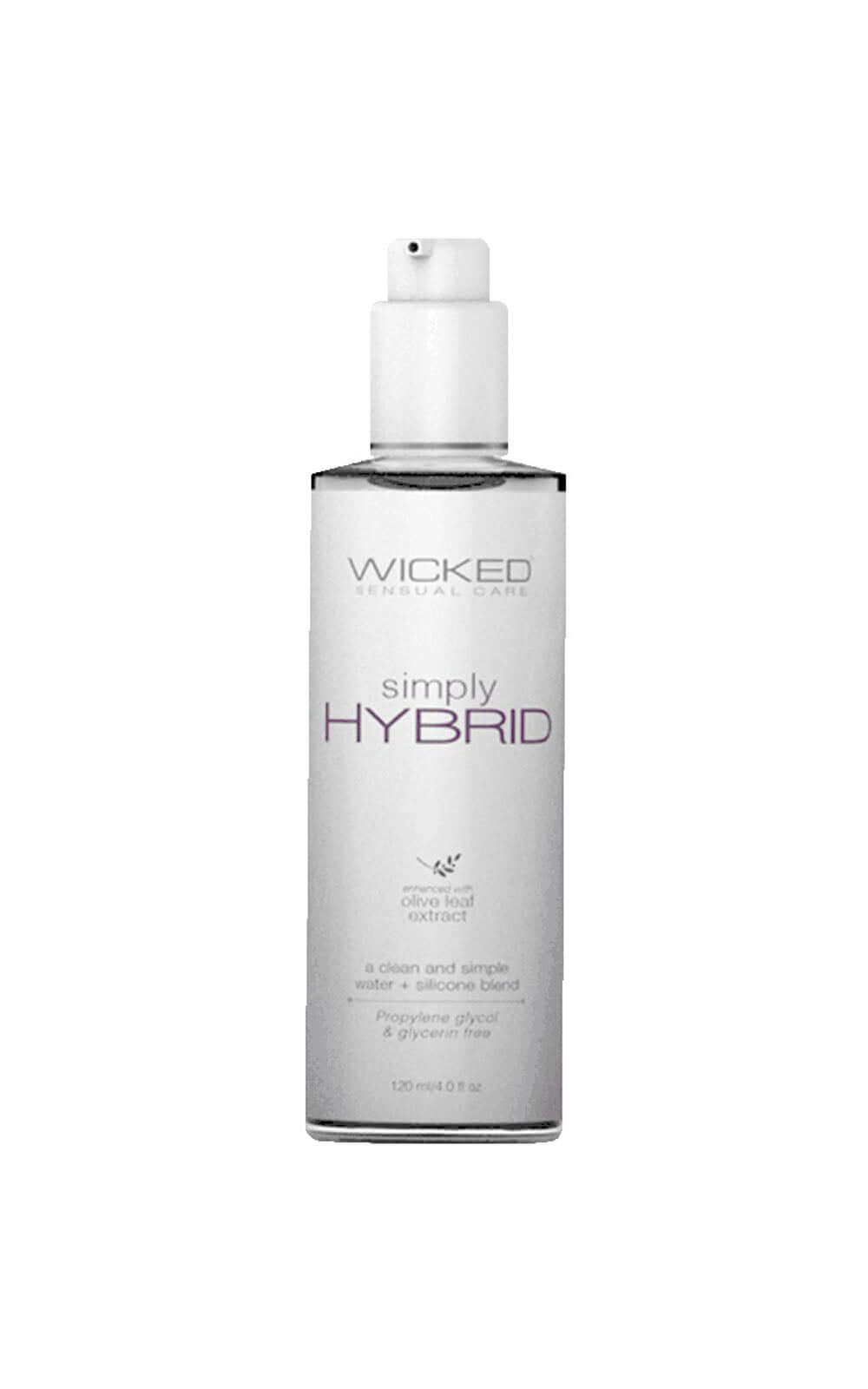 Simply Hybrid Fragrance Free Lube 4oz 120ml