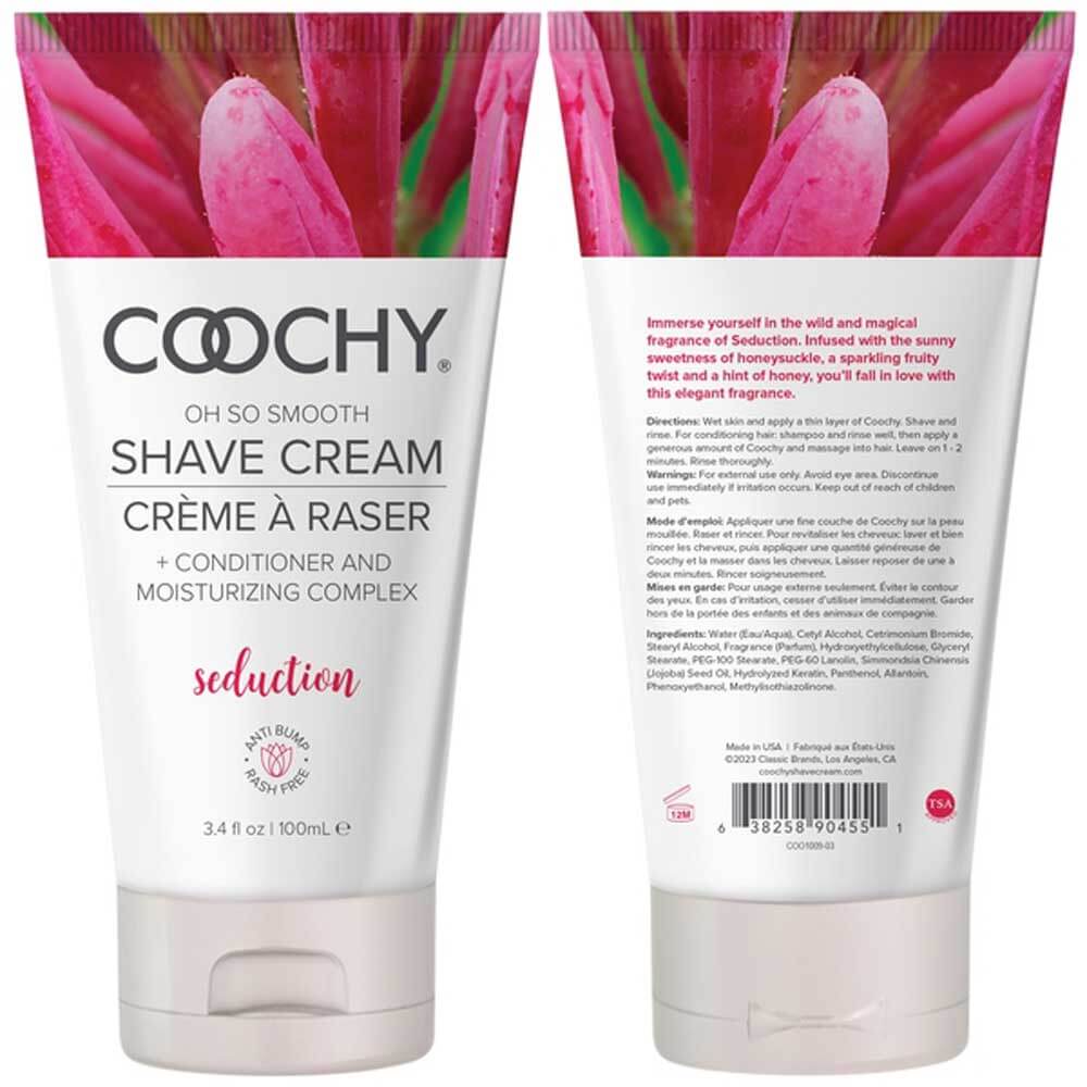 Coochy Oh So Smooth Shave Cream - Seduction - 3.4 Oz-0