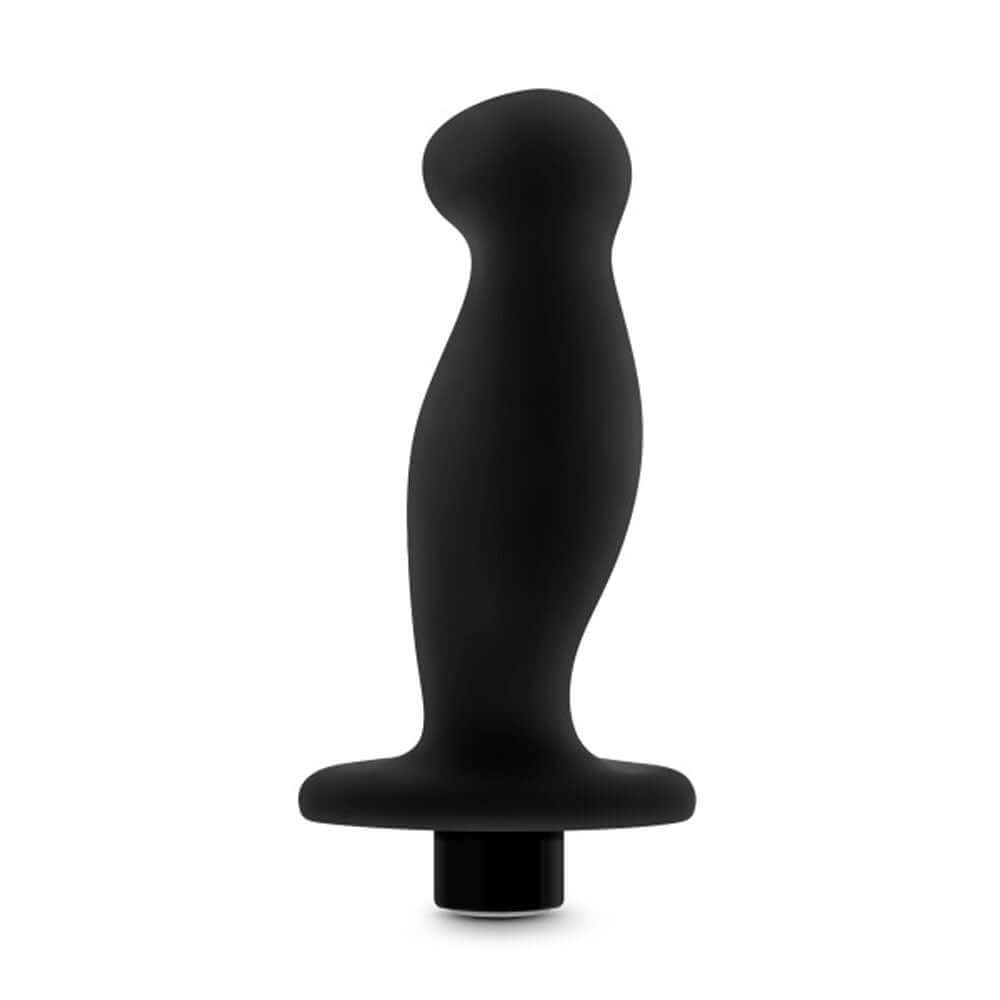 Anal Adventures - Platinum - Silicone Vibrating Prostate Massager 02 -Black-0
