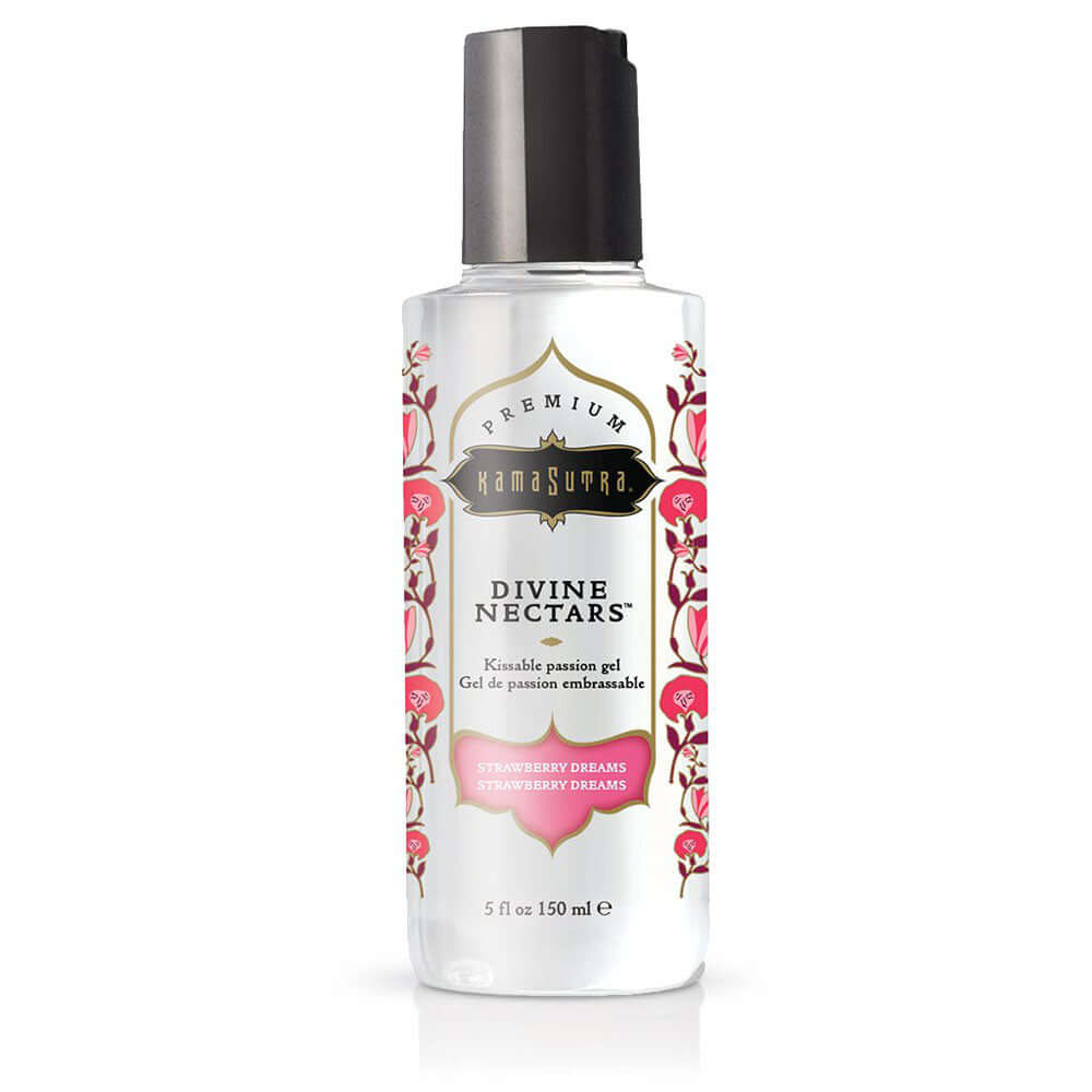 Kama Sutra Divine Nectars Flavored Body Glide Strawberry Dreams 5 Oz
