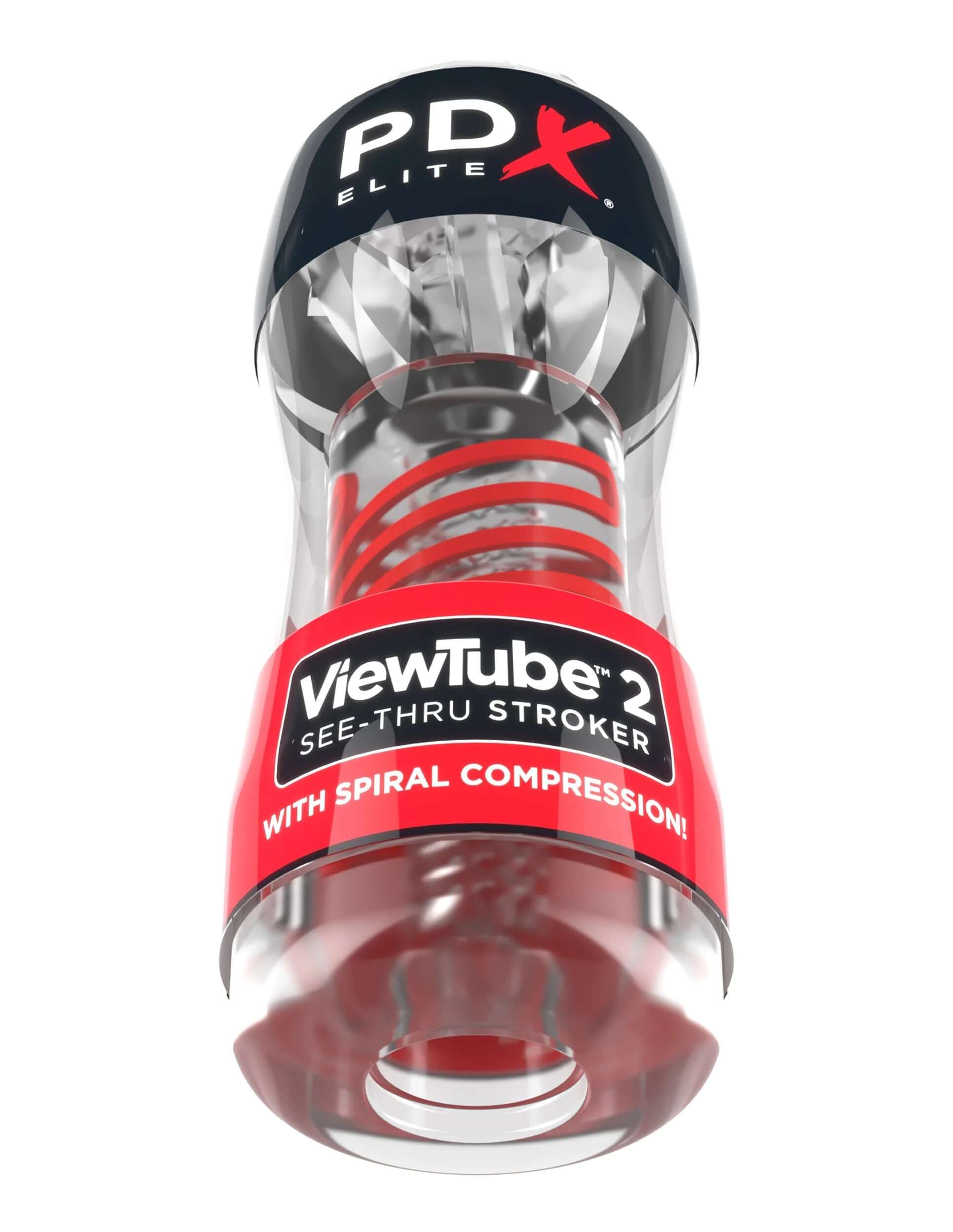 Pdx Elite Viewtube 2 Stroker - Clear-1