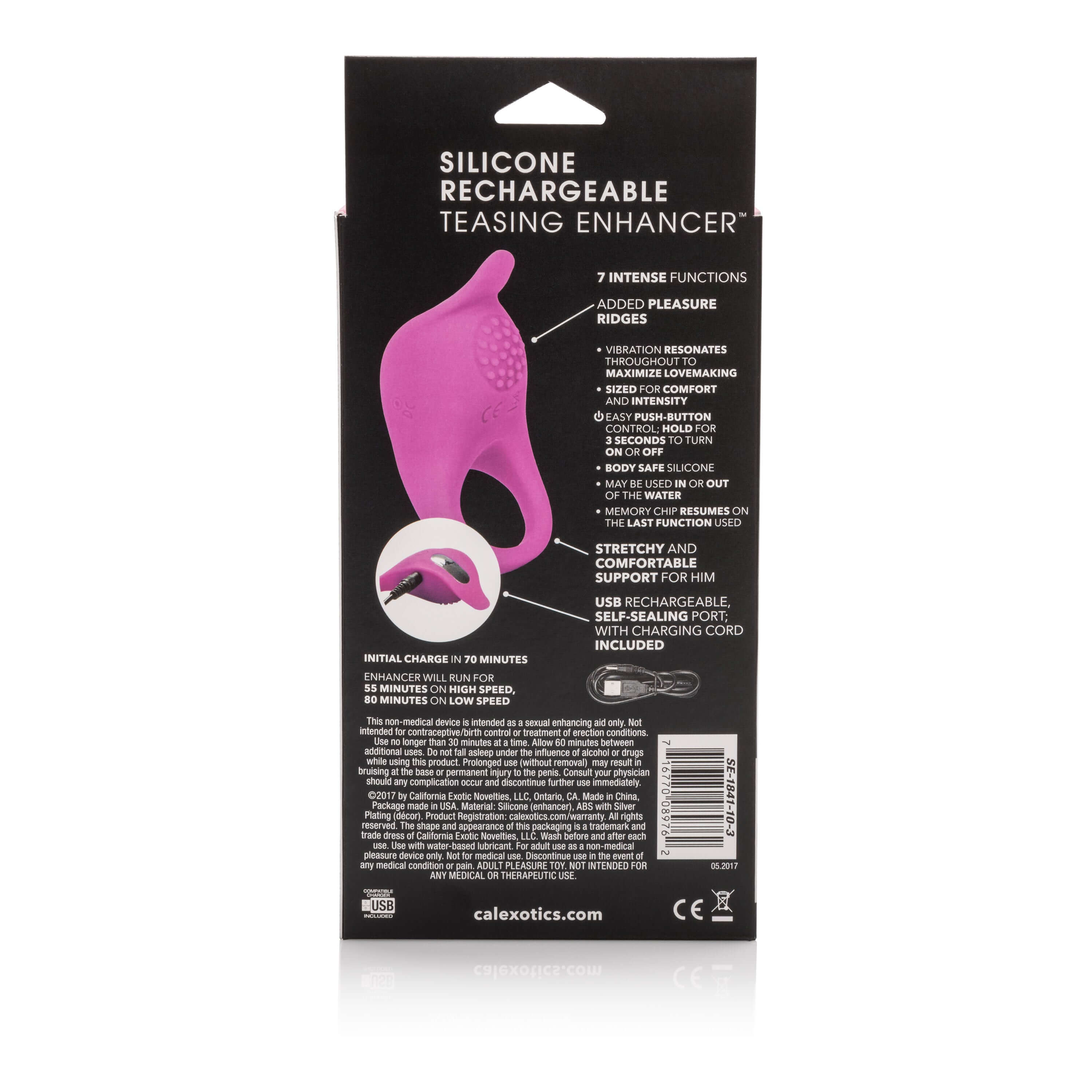 Silicone Rechargeable Teasing Enhancer: Elevate Your Intimate Moments