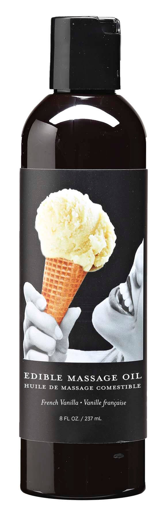 Vanilla Edible Massage Oil 8 Oz