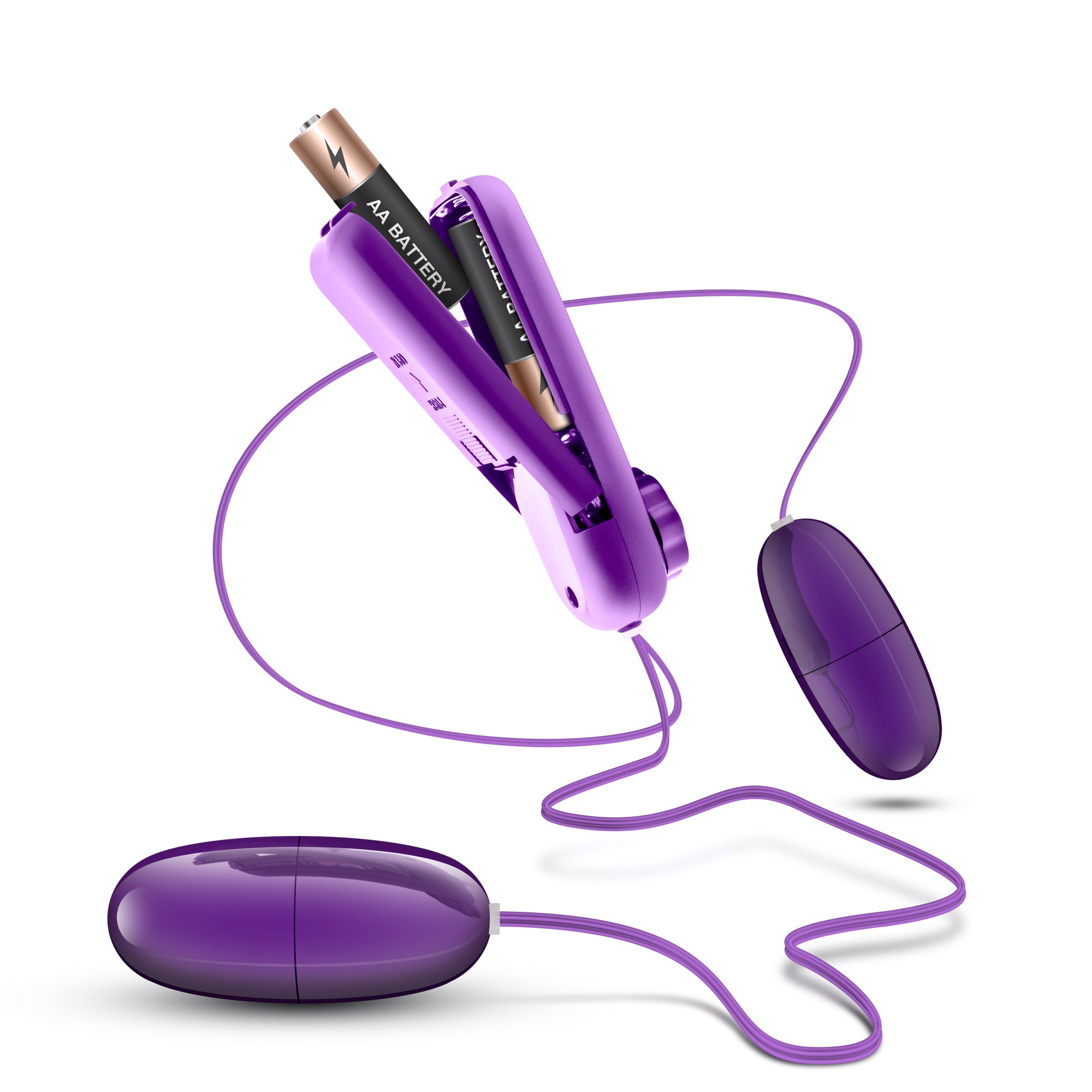 B Yours Double Pop Bullet Eggs - Plum