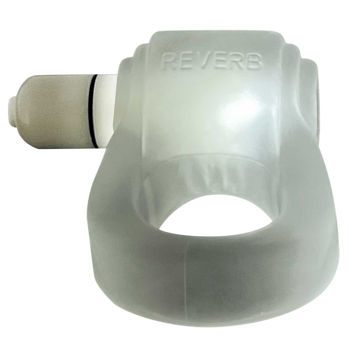 Glowdick Cockring With Led - Clear Ice-0