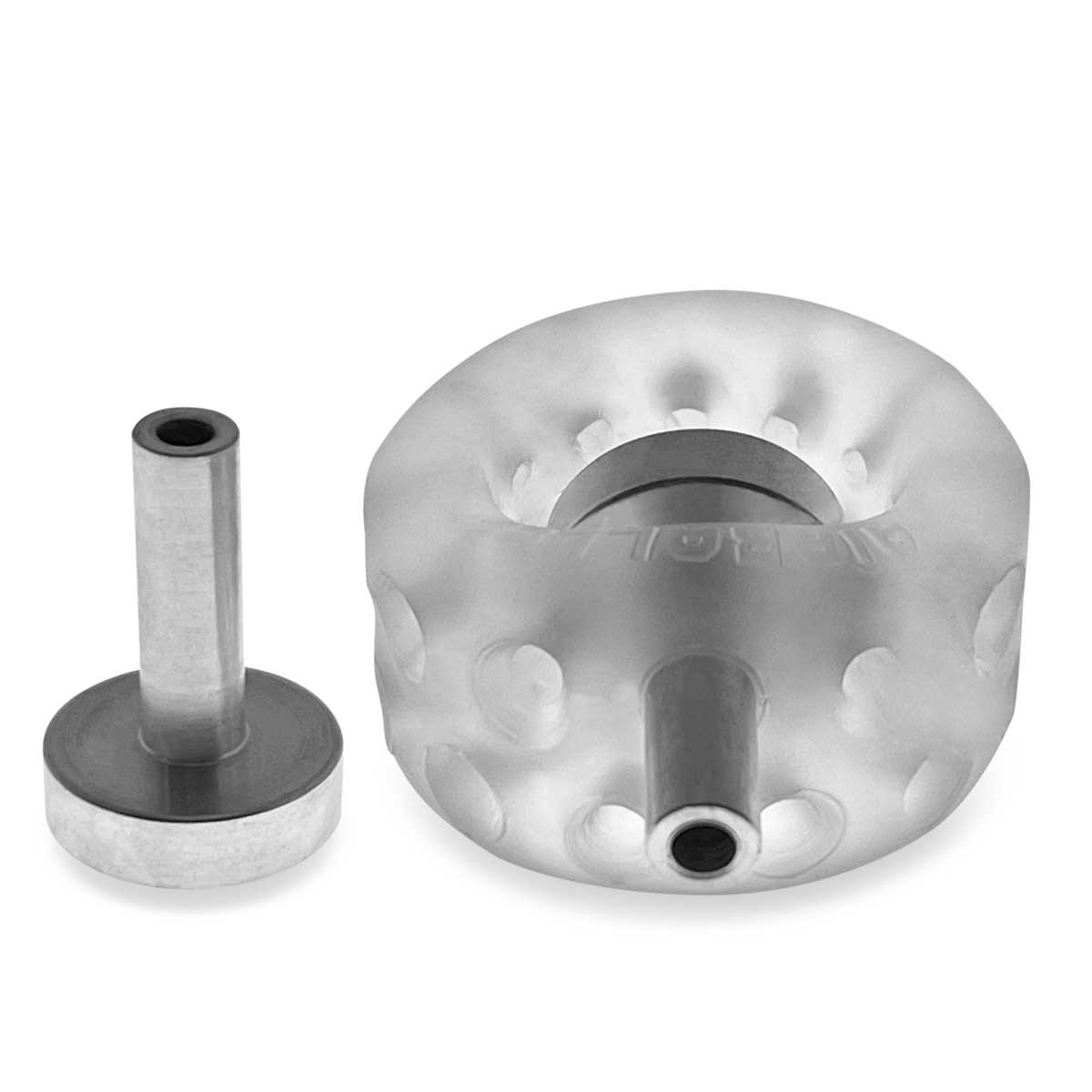 Airballs Electro Air-Lite Ballstretcher With Two 4mm Electro Contact - Clear Ice-1