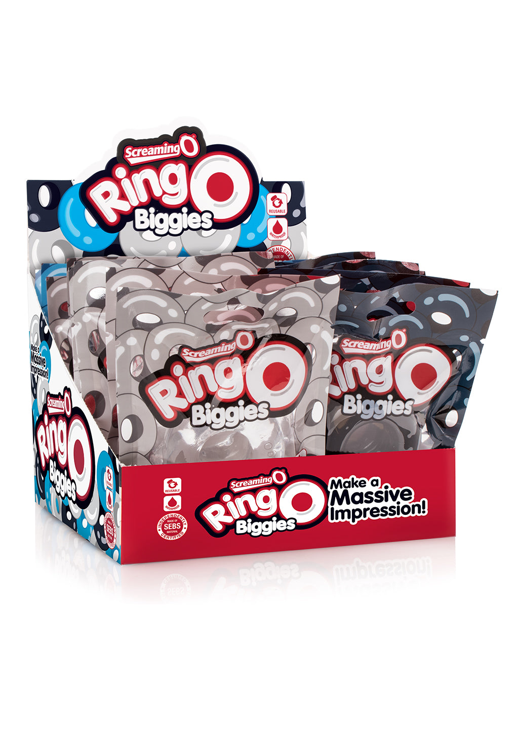 Ringo Biggies - 18 Count P.O.P. Box Display - Assorted