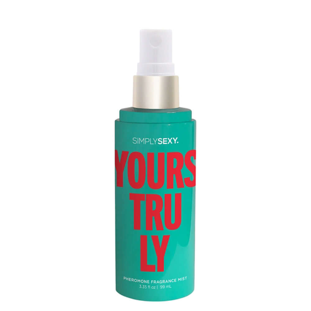 "Yours Truly Pheromone Fragrance Mist 3.35 Oz Bottle with Delicate Floral and Musk Scent"