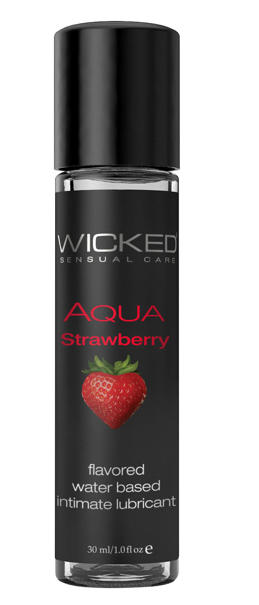 Wicked Aqua Strawberry Water-Based Lubricant 1 Oz