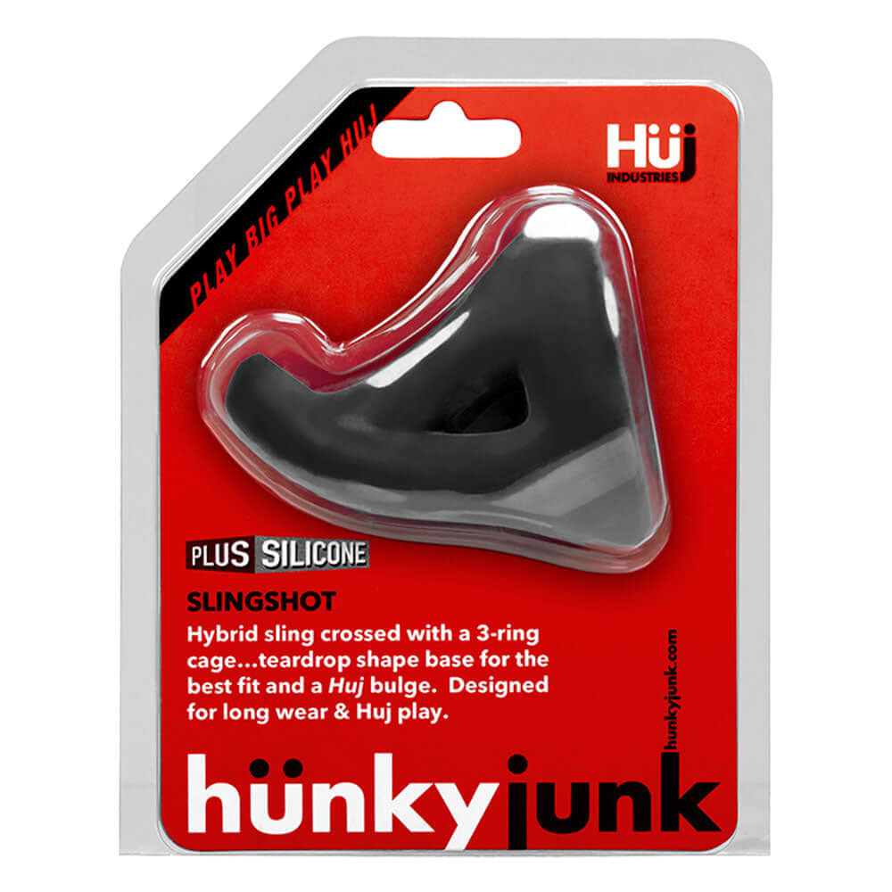 Hunkyjunk Slingshot 3 Ring Teardrop - Tar-0