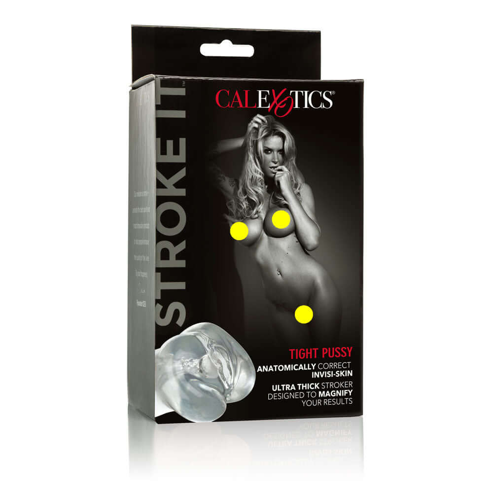Stroke It Textured Stroker Tight Pussy Clear