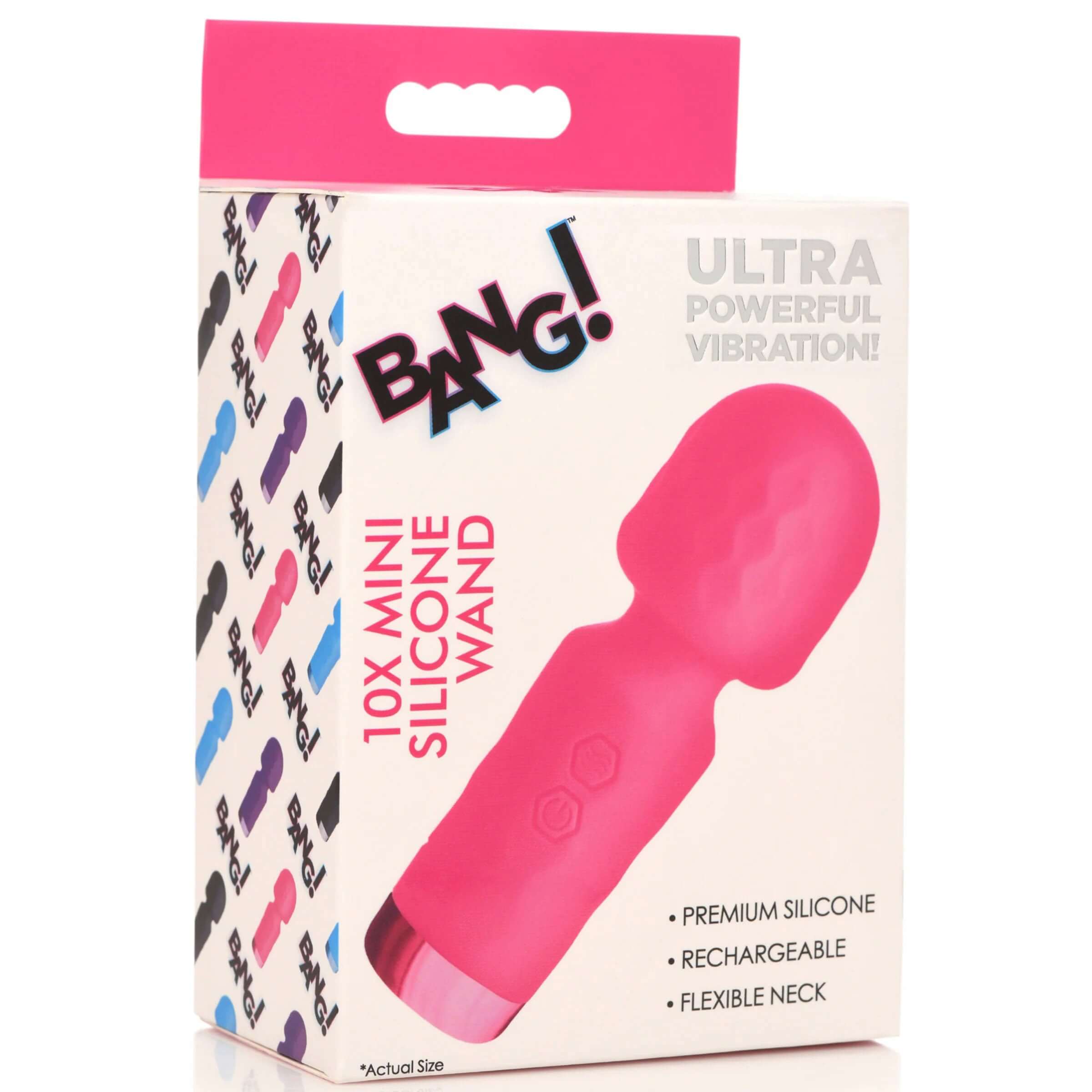10x Mini Silicone Wand - Pink-1