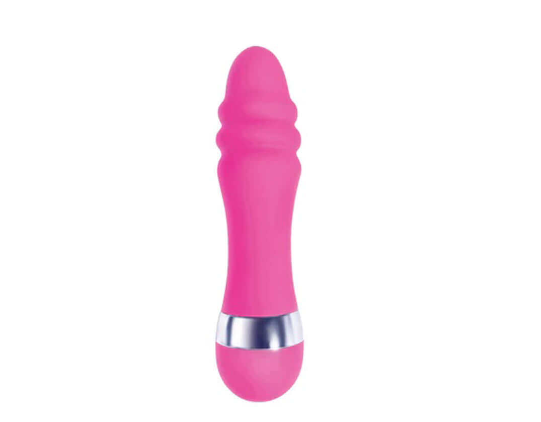 Pinkies Silicoat Mini-Vibe - Ridgy - Pink-1