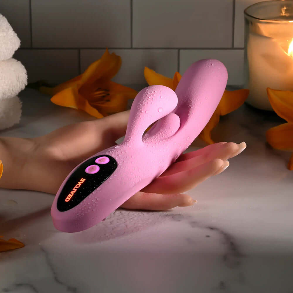 Push the Button G-Spot Clitoral Stimulation - Pink-2