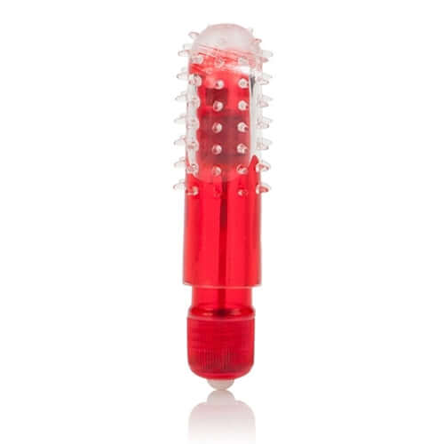Travel Blaster Massager Red, a compact waterproof massager designed for intense vibration and pleasure on the go.