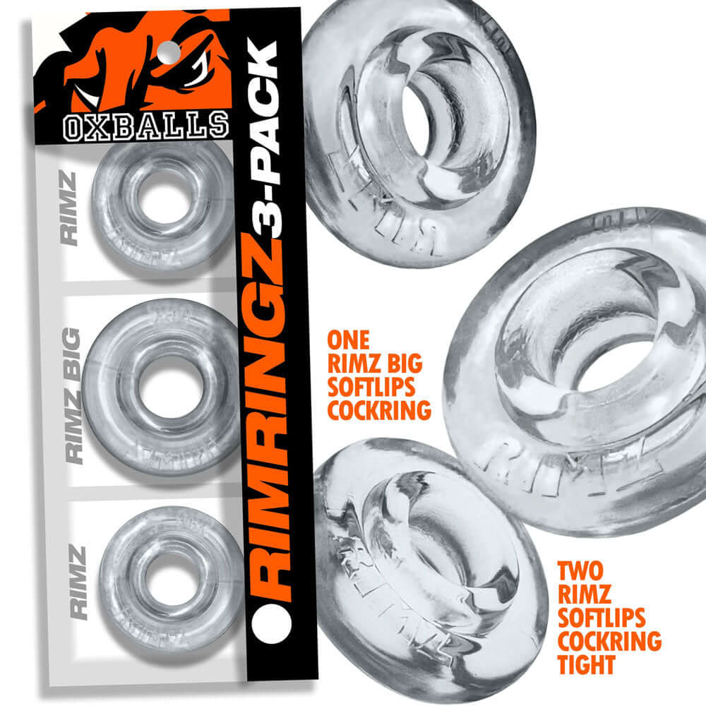 Rimringz Multi Size 3 Pack - Clear-1