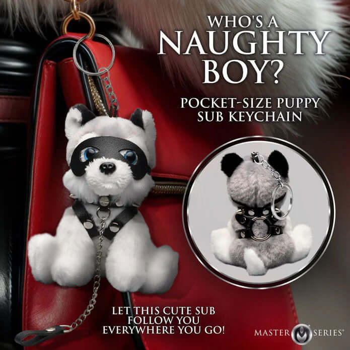 Max the Fetish Pup Keychain-3