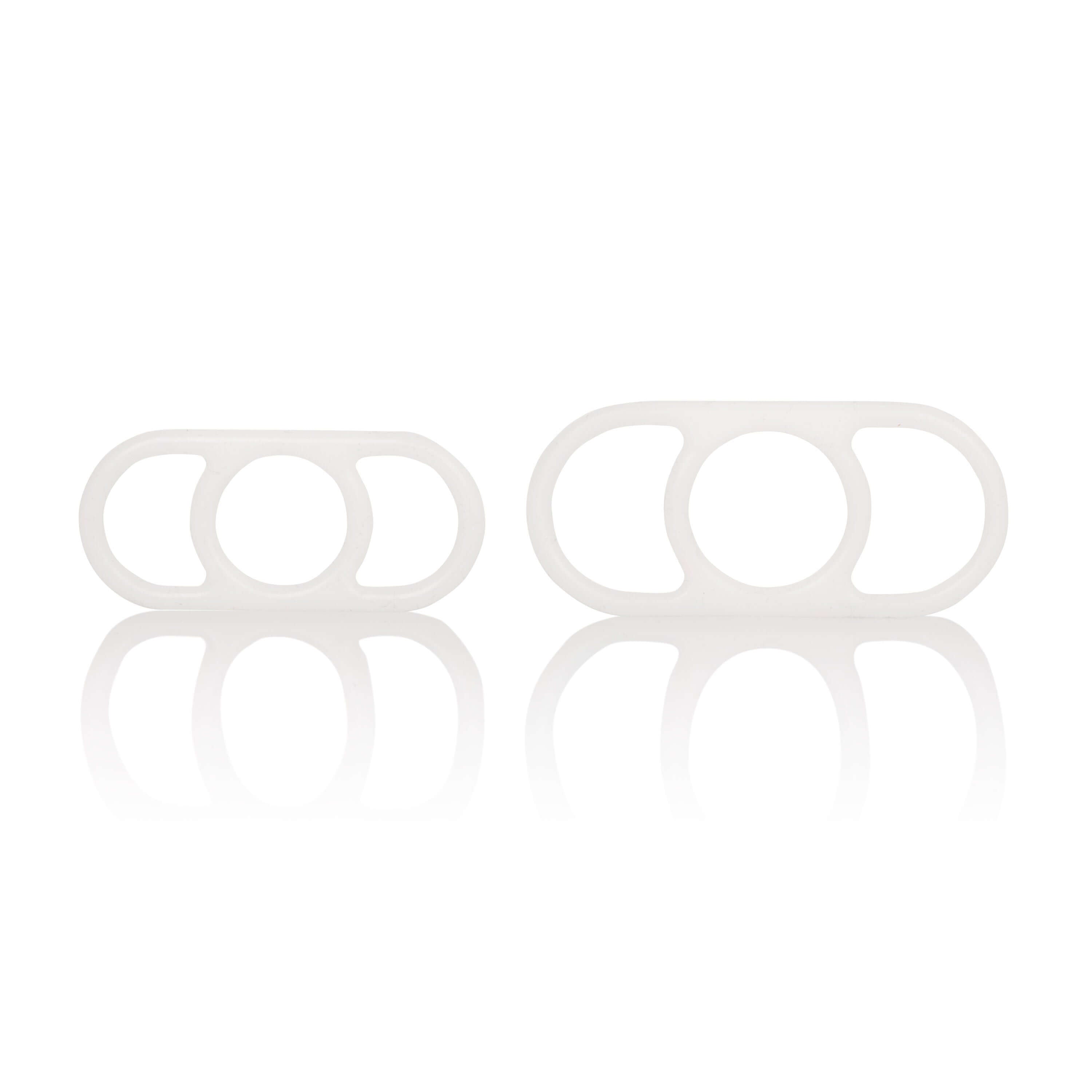 Silicone Erection Enhancer Set of Two showing two flexible support rings designed for comfort and a secure fit.