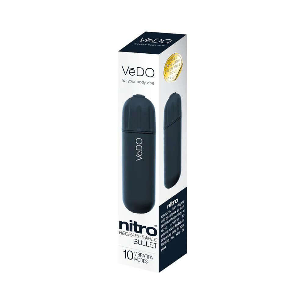 Nitro Rechargeable Bullet - Black-0