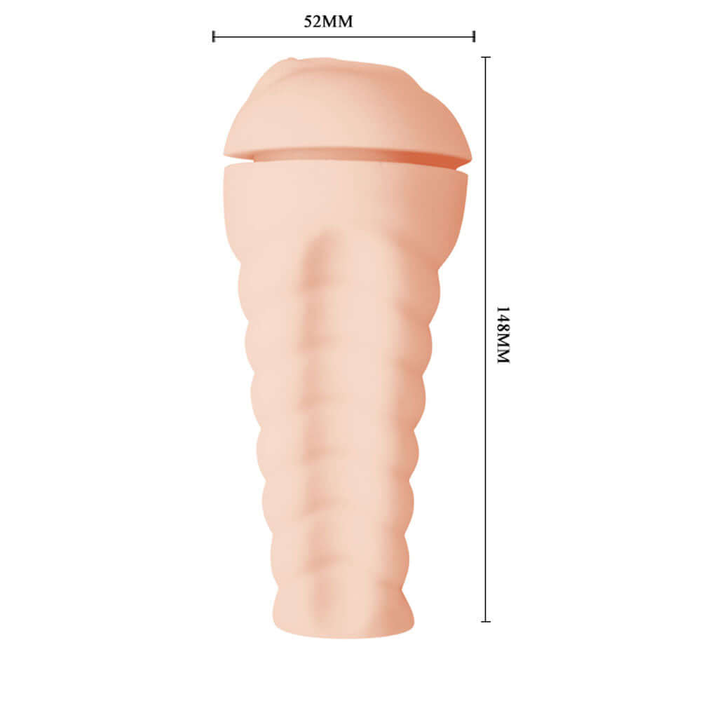 Crazy Bull Vagina Stroker Trish - Compact lifelike masturbator with detailed texture and durable case.