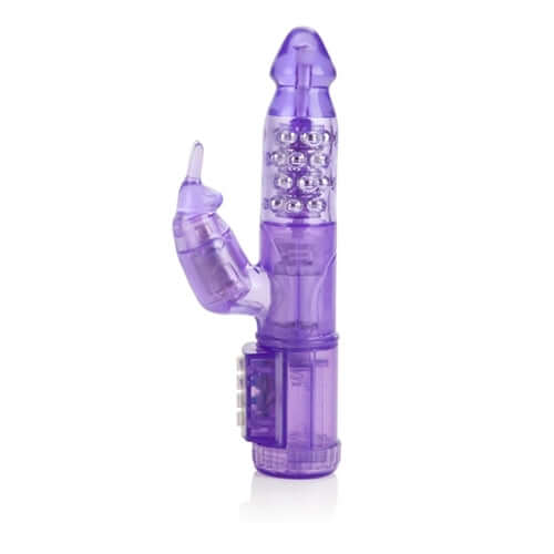 My First Jack Rabbit Vibrator Purple designed for beginners, offering dual stimulation and easy controls.