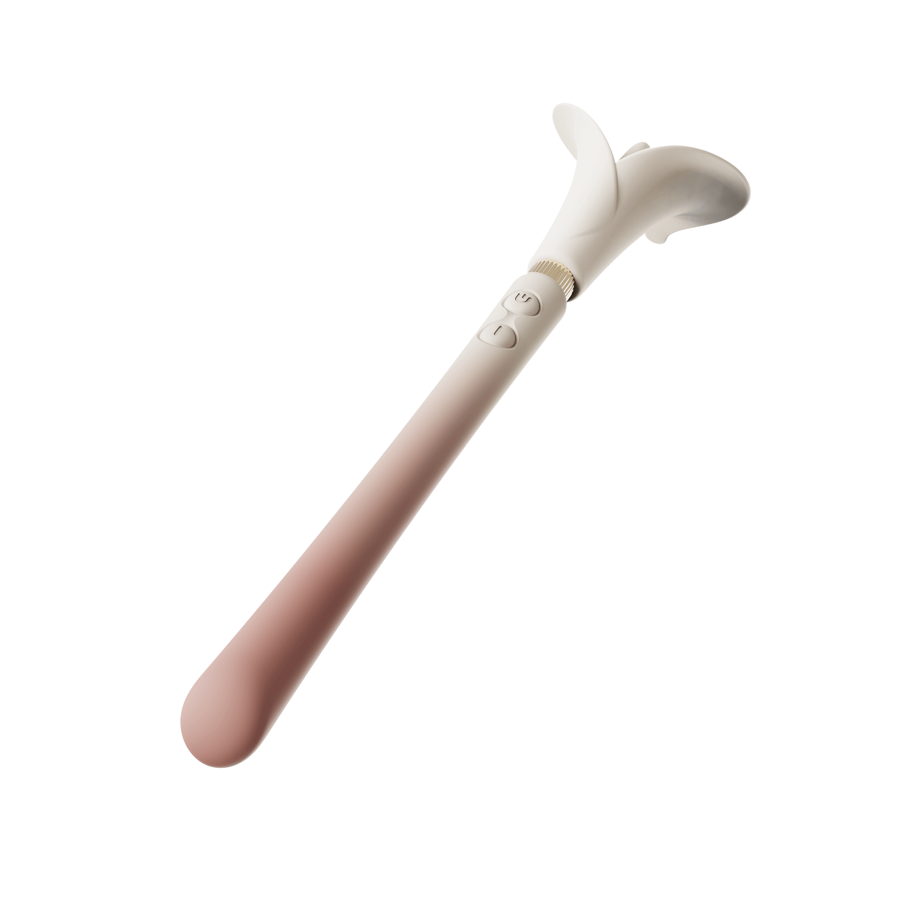 ZALO Calla Dual-Head Vibrating Wand in Blossom Pink, designed for discreet and powerful personal stimulation.