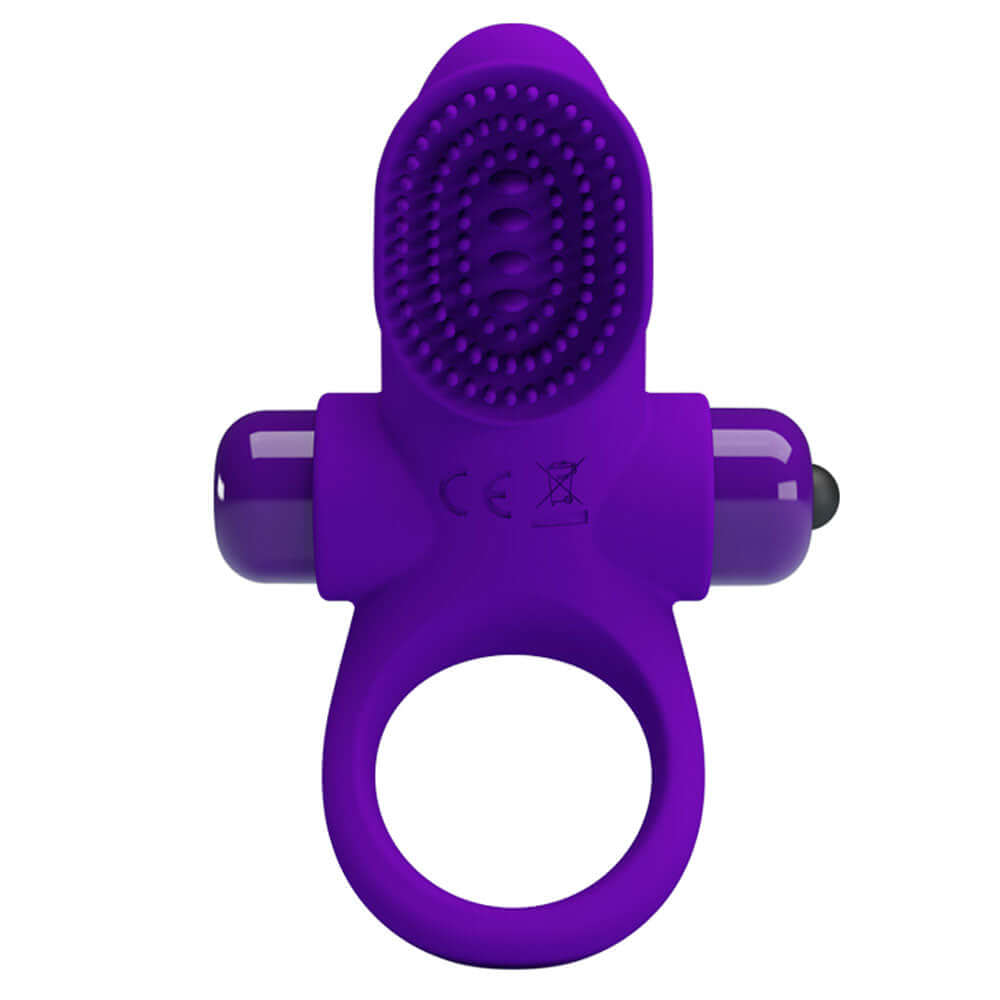 Pretty Love Vibrating Cock Ring II Purple designed for pleasure and enhanced stimulation during intimate moments.