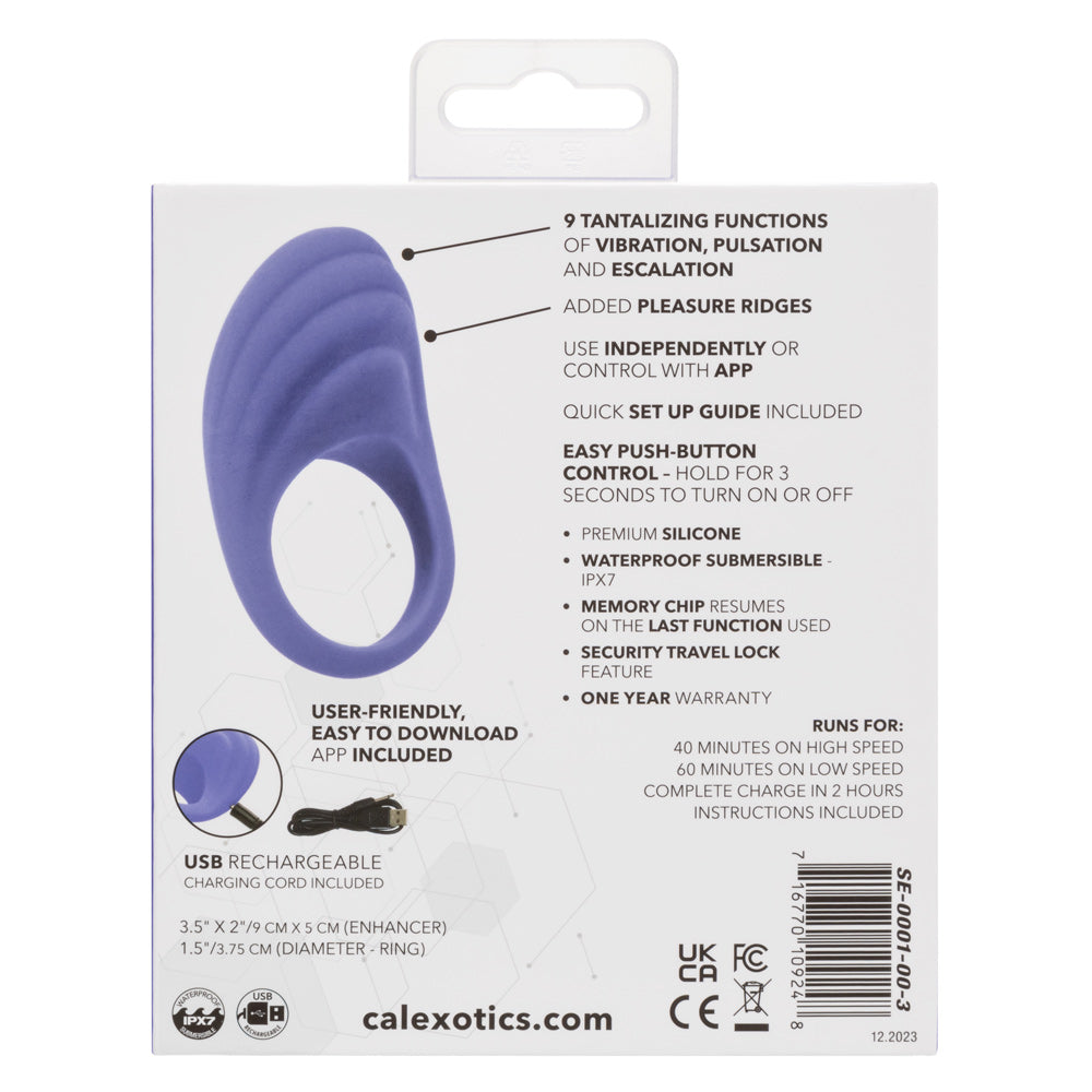 Calexotics Connect Couples Ring - Periwinkle-2