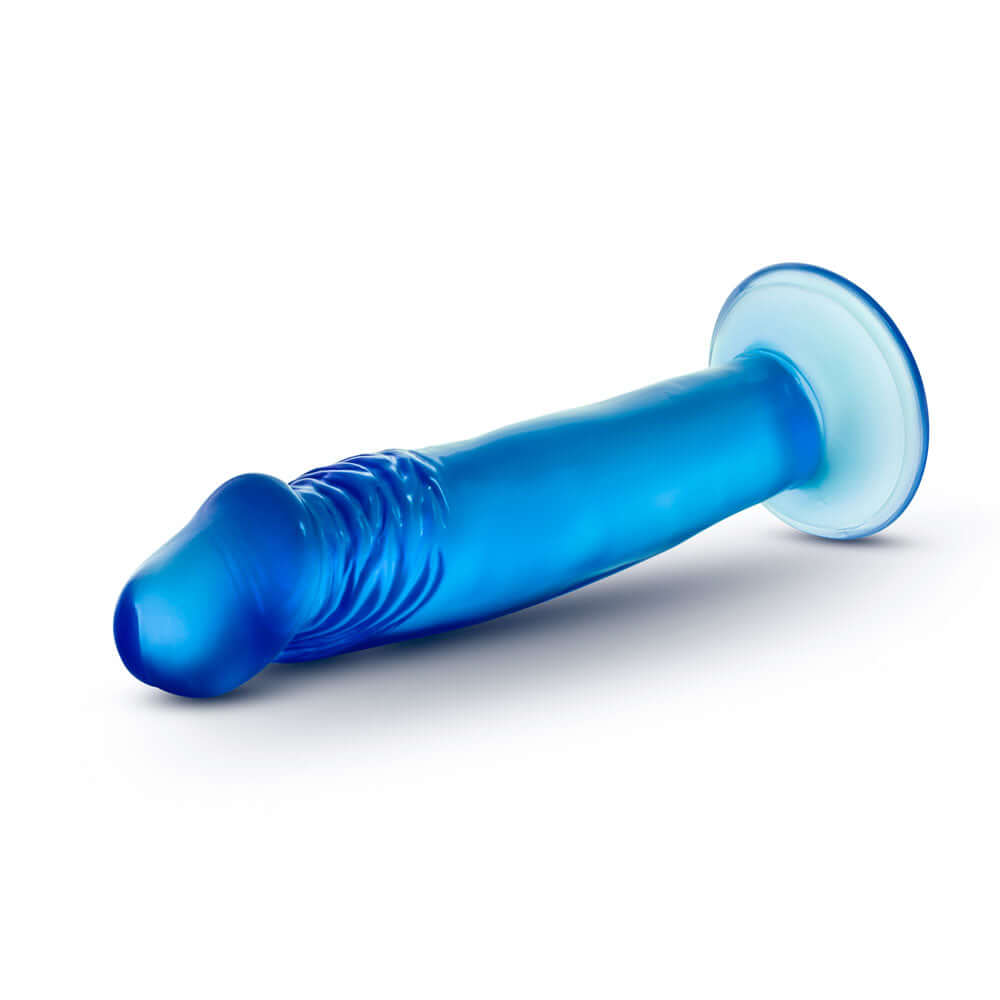 B Yours - Sweet n' Small 6 Inch Dildo With Suction Cup - Blue-2