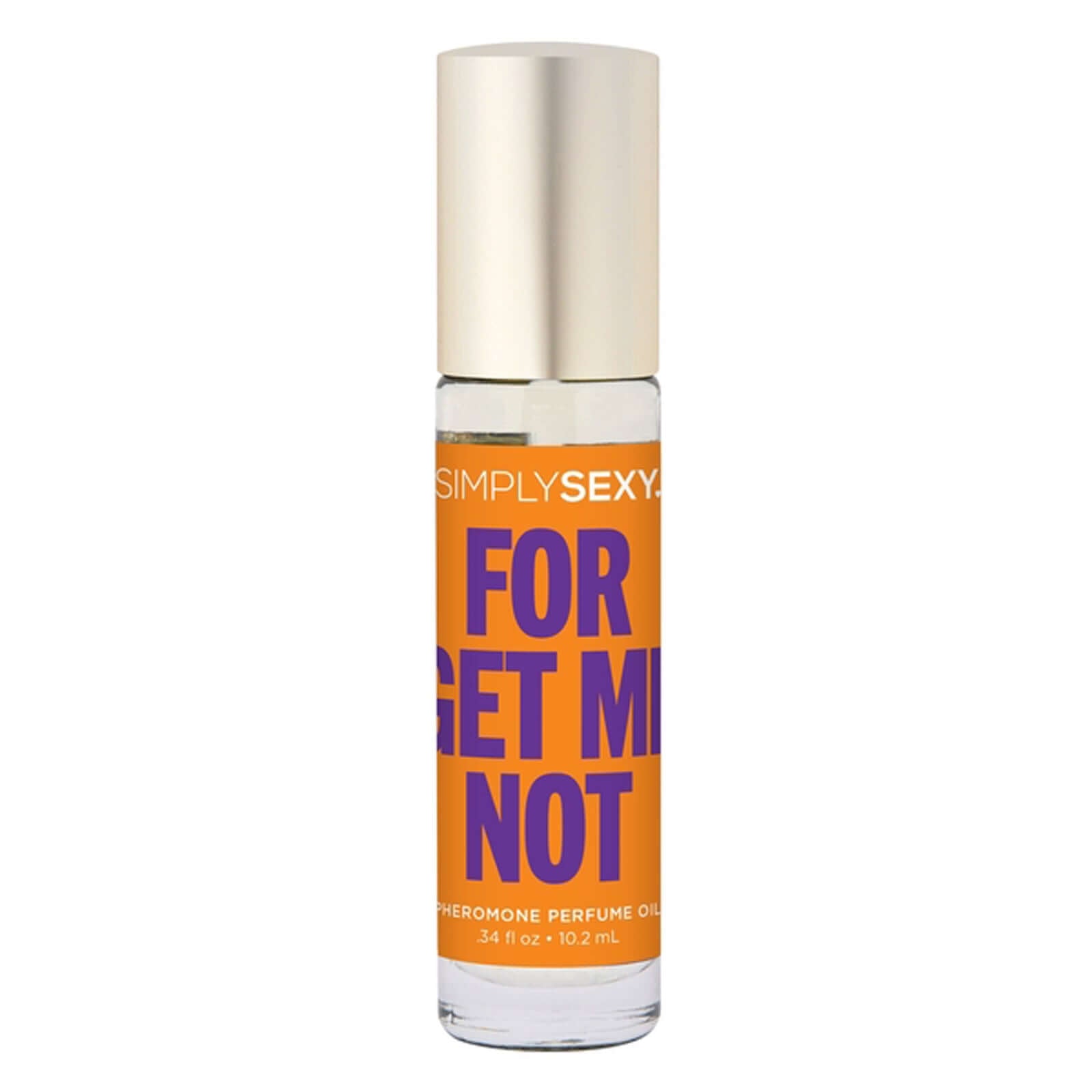 Simply Sexy Forget Me Not Pheromone Perfume Oil Roll-on .34 Oz with sweet orange, lemon, coconut, and pear scent.