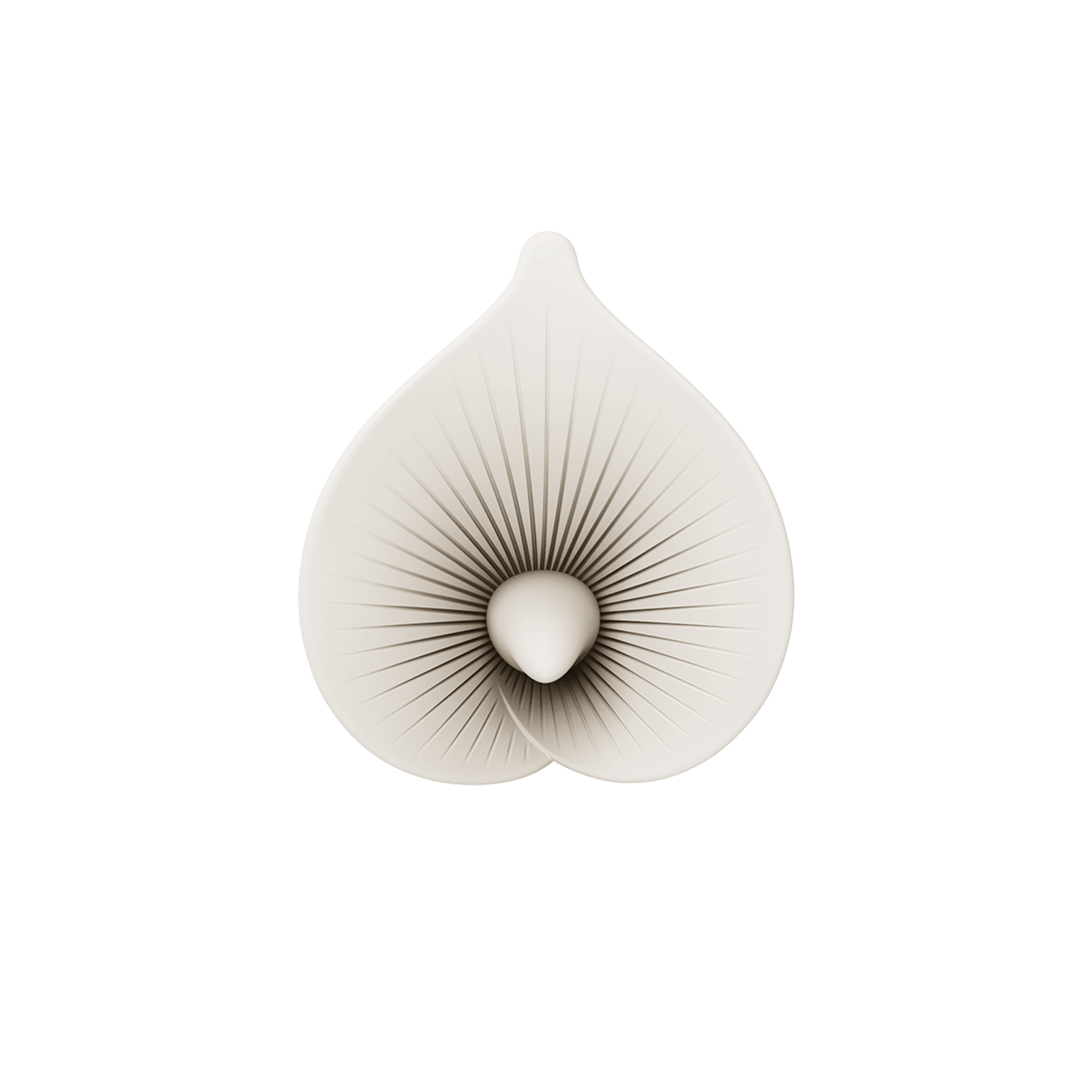 ZALO Calla Dual-Head Vibrating Wand in Blossom Pink, featuring a petal-like design for external stimulation.