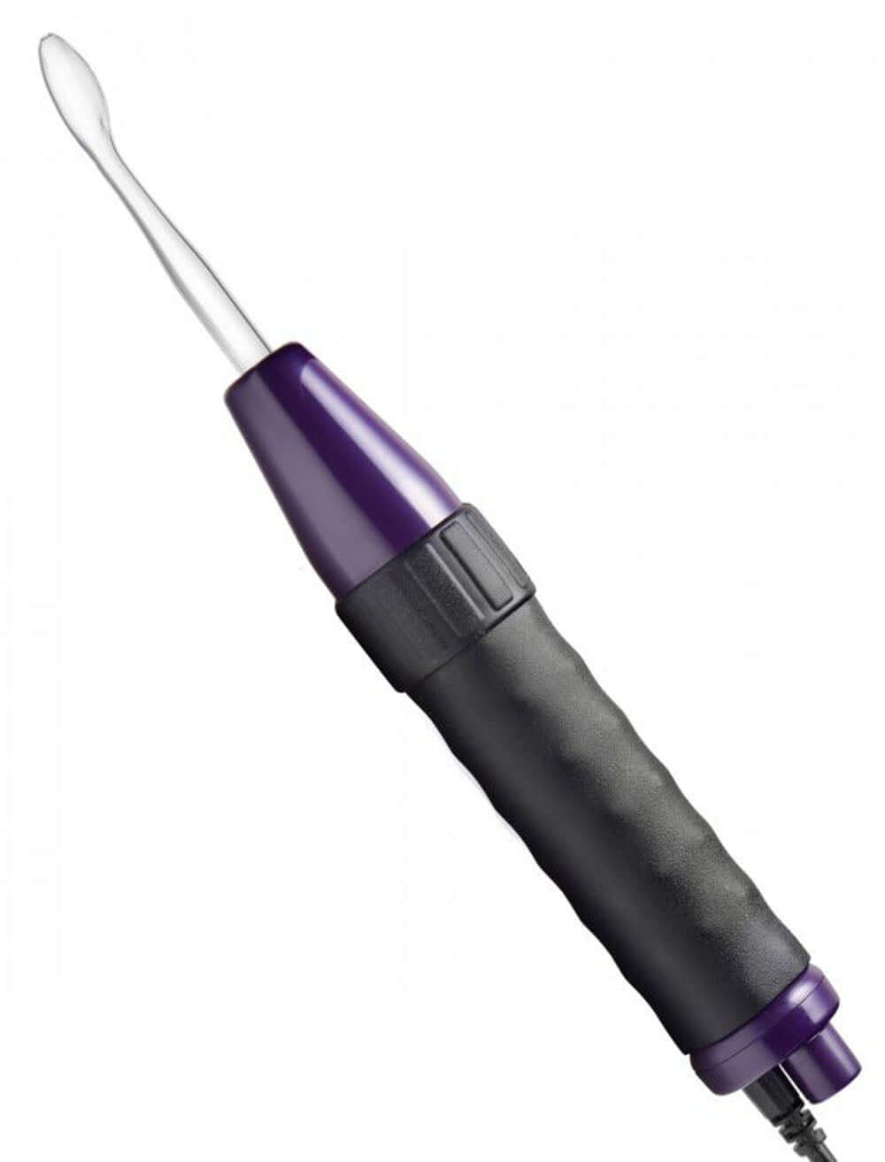 Image of the Zeus Deluxe Edition Twilight Violet Wand Kit electro-stimulation device with a sleek design.