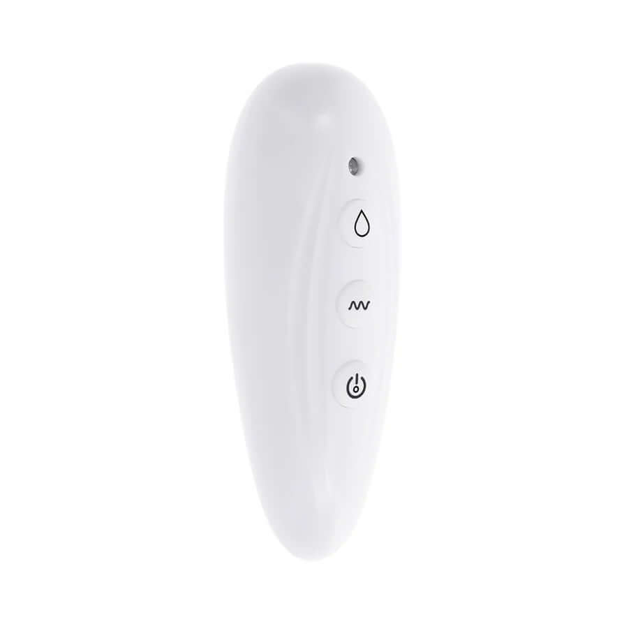 Squirt for Me XL Riley Reid Movie & Realistic Squirting Stroker remote featuring interactive buttons for advanced pleasure.