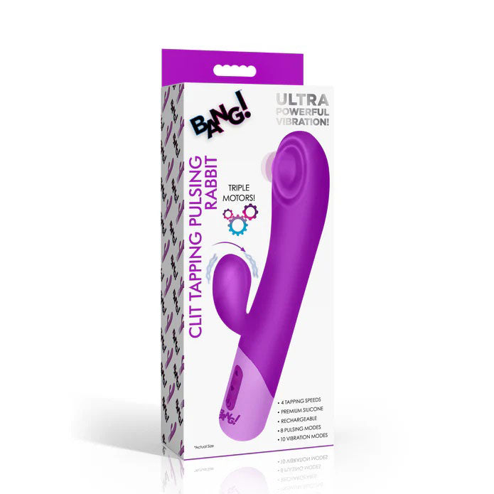 Clit Tapping Pulsing Rabbit - Purple-0