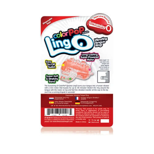 Colorpop Quickie Lingo - Orange - Each-4