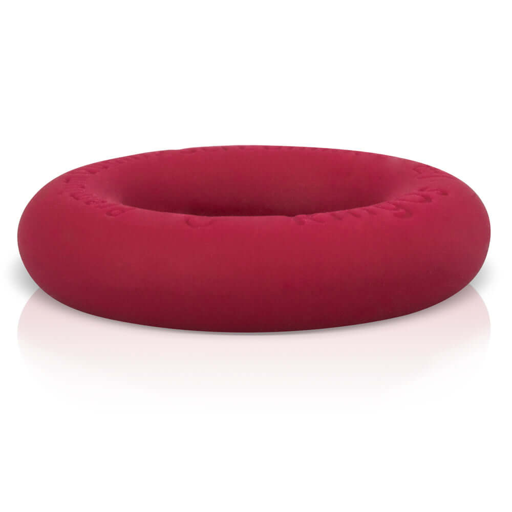 Screaming O Ringo Ritz Red premium cock ring in red color, made from ultra-soft silicone for comfort and enhanced sensation.