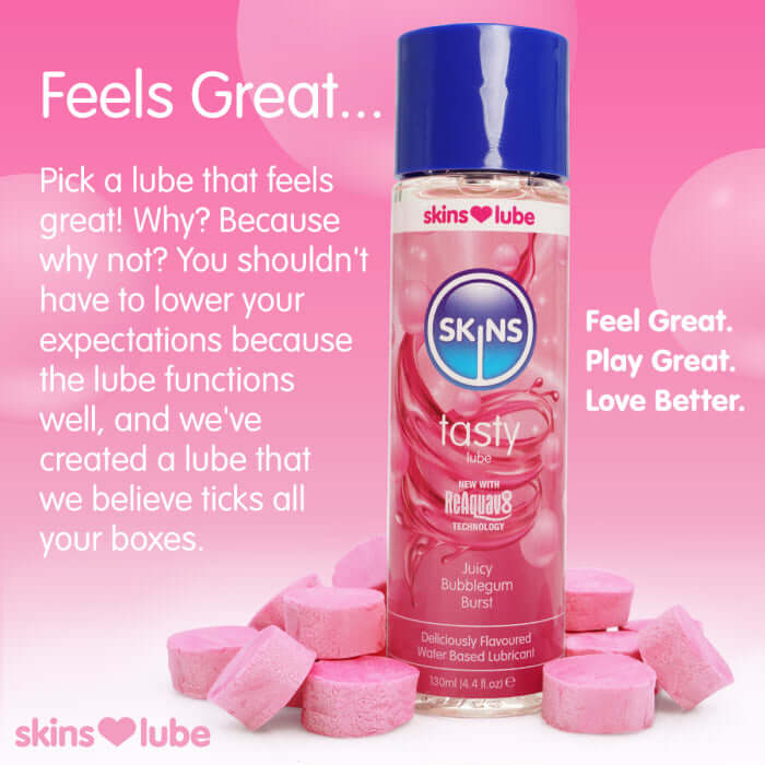 Skins Bubblegum Water Based Lubricant 4.4oz-2