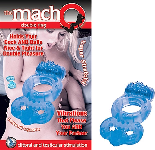 The Macho Double Ring - Blue-0