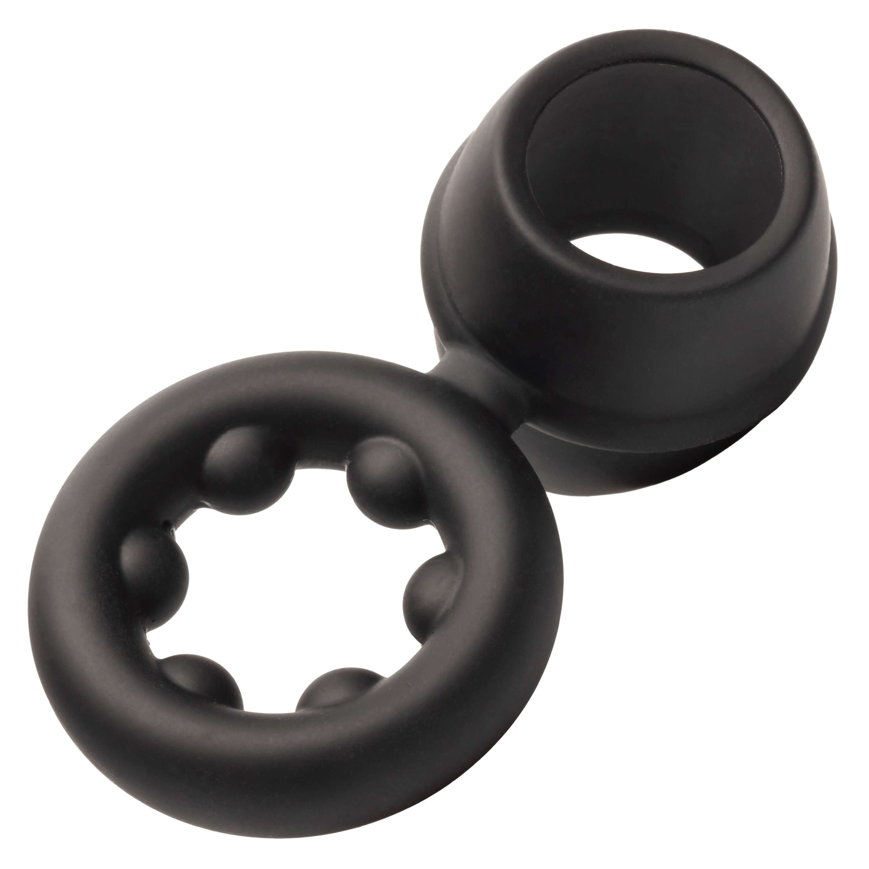 Alpha Liquid Silicone Dual Support Magnum Ring Black providing comfort and support with premium silicone design.
