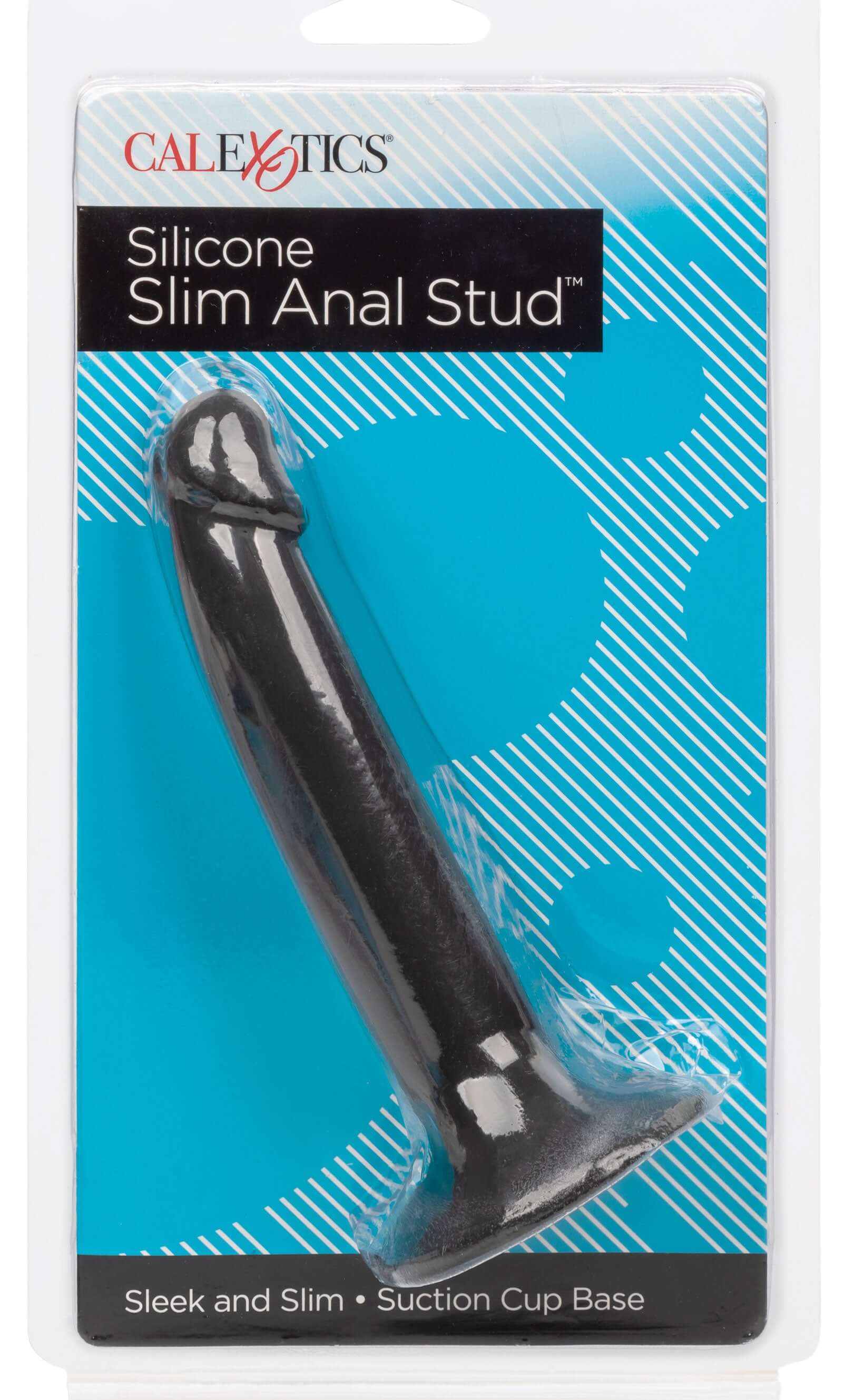 Silicone Slim Anal Stud - Black-0