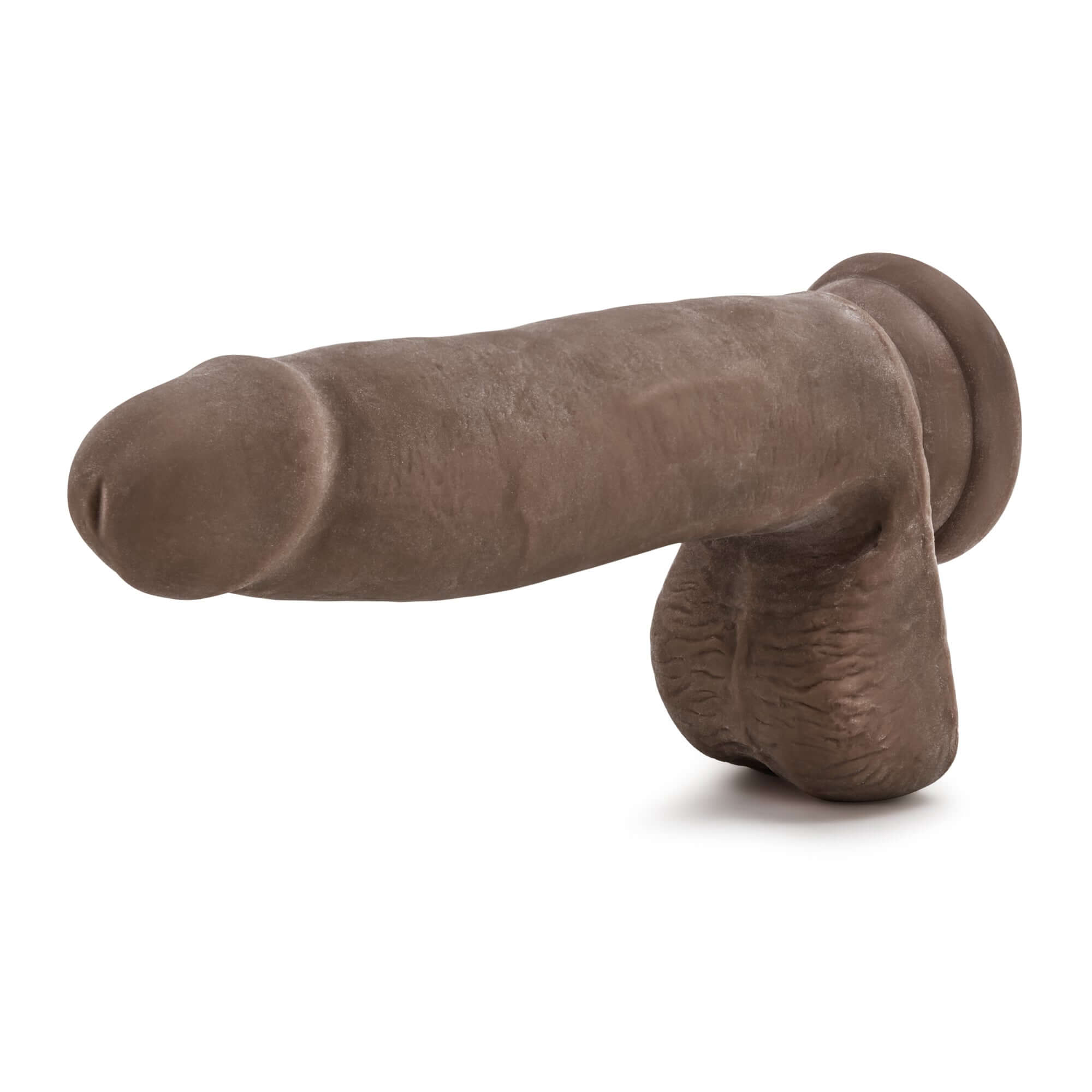 Au Naturel - 7 Inch Sensa Feel Dildo - Chocolate-5