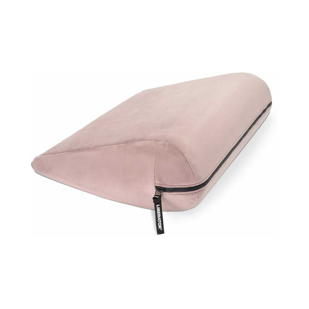 Liberator Jaz Original Rose Sex Positioning Pillow in elegant pink color for enhanced intimacy and comfort.