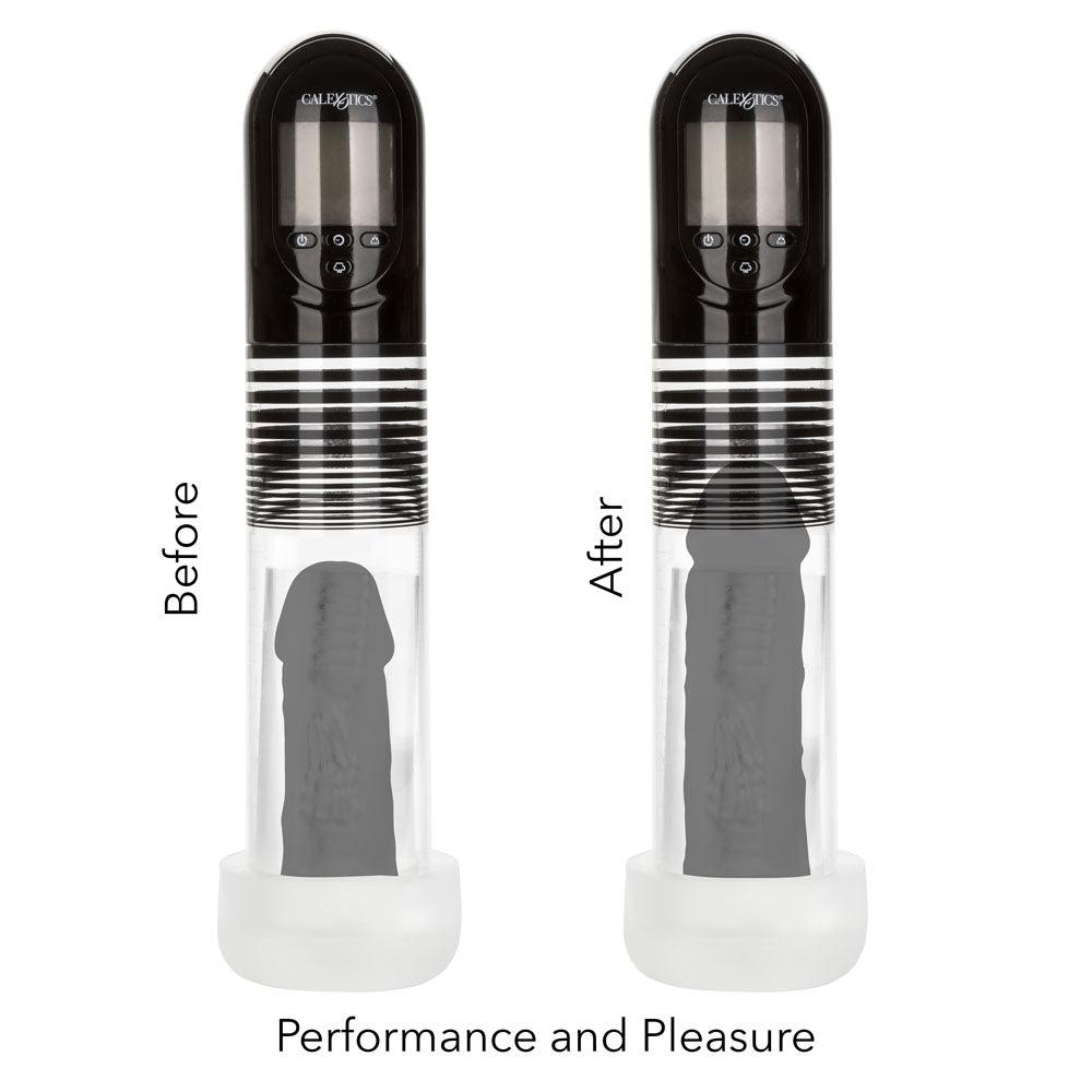 Optimum Series Advanced Automatic Smart Pump before and after performance and pleasure comparison image.