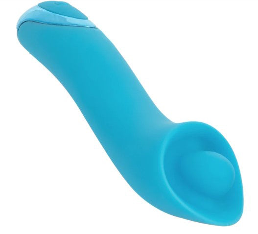 Kroma Turbo Exciter Rechargeable Mini Massager Blue for targeted stimulation and deep vibrations.
