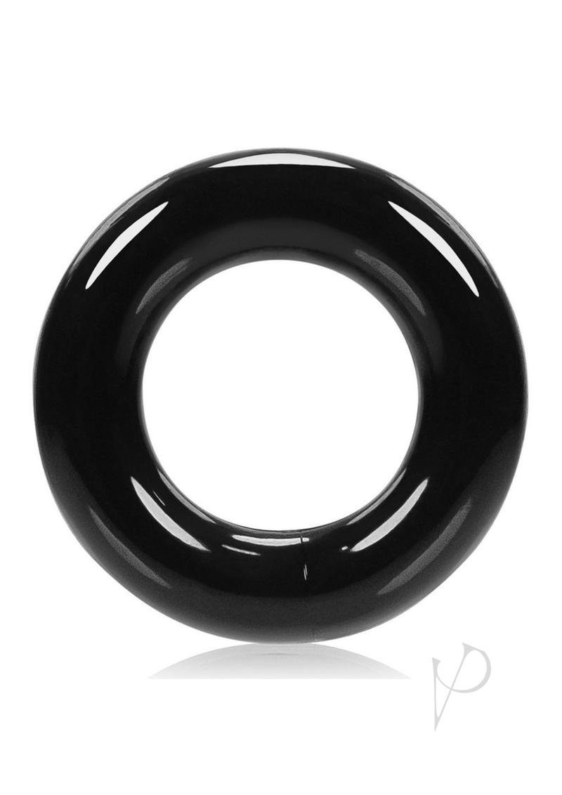 Oxballs OXR-1 Single Cock Ring Black - sleek jelly ring made from super-stretchy FLEXtpr material.