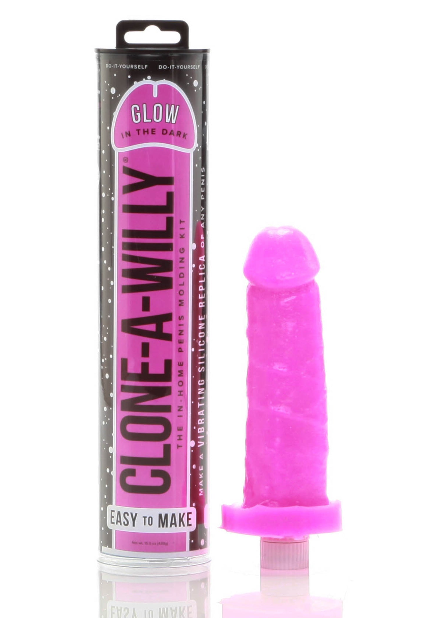 Clone-a-Willy Glow-in-the-Dark Kit - Pink-0