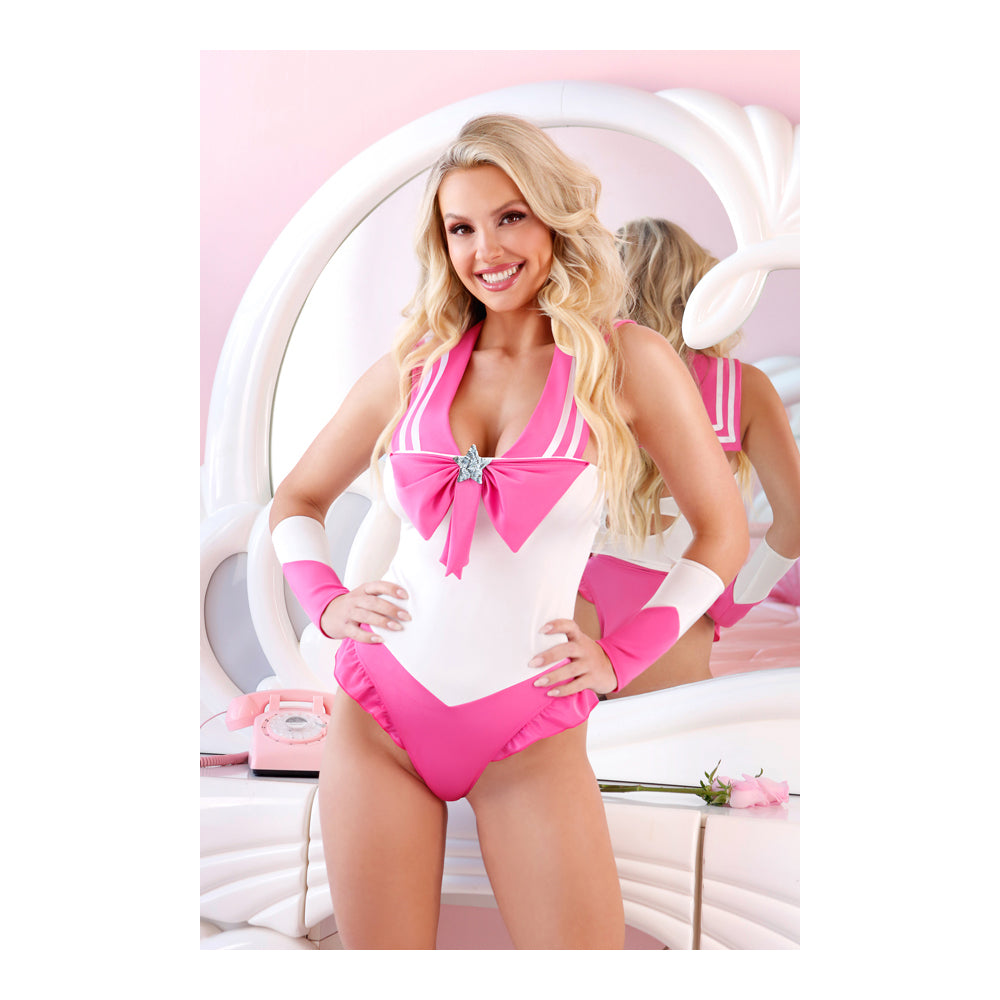 Cosplay With Me Costume Set L/XL White and Pink - Image 2