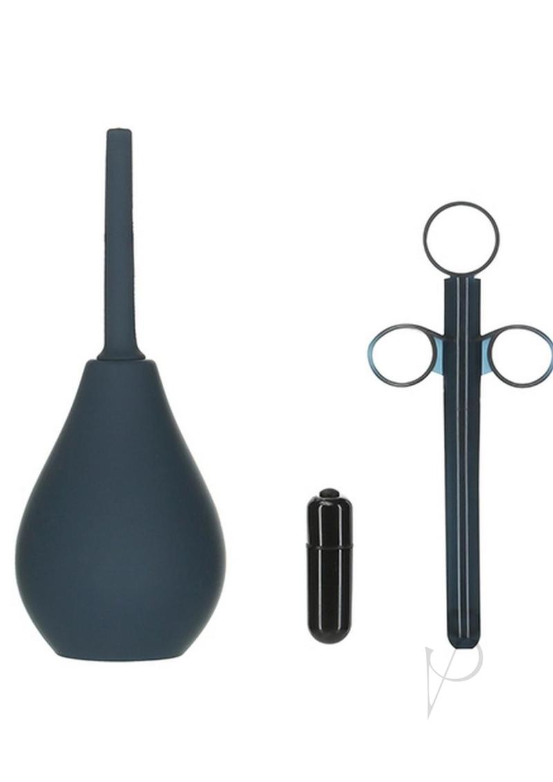 LUX Active Equip Anal Explorer Kit Blue featuring silicone plugs, hygienic tools for beginner anal exploration.