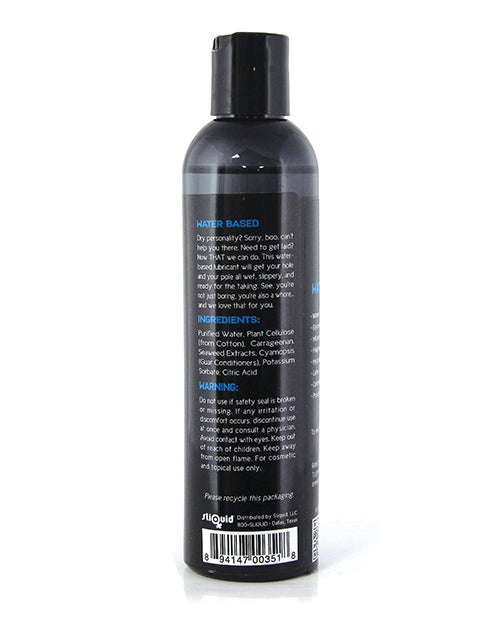 Ride BodyWorx Water Based Lubricant 8.5 oz bottle featuring thick gel formula and natural seaweed extracts.
