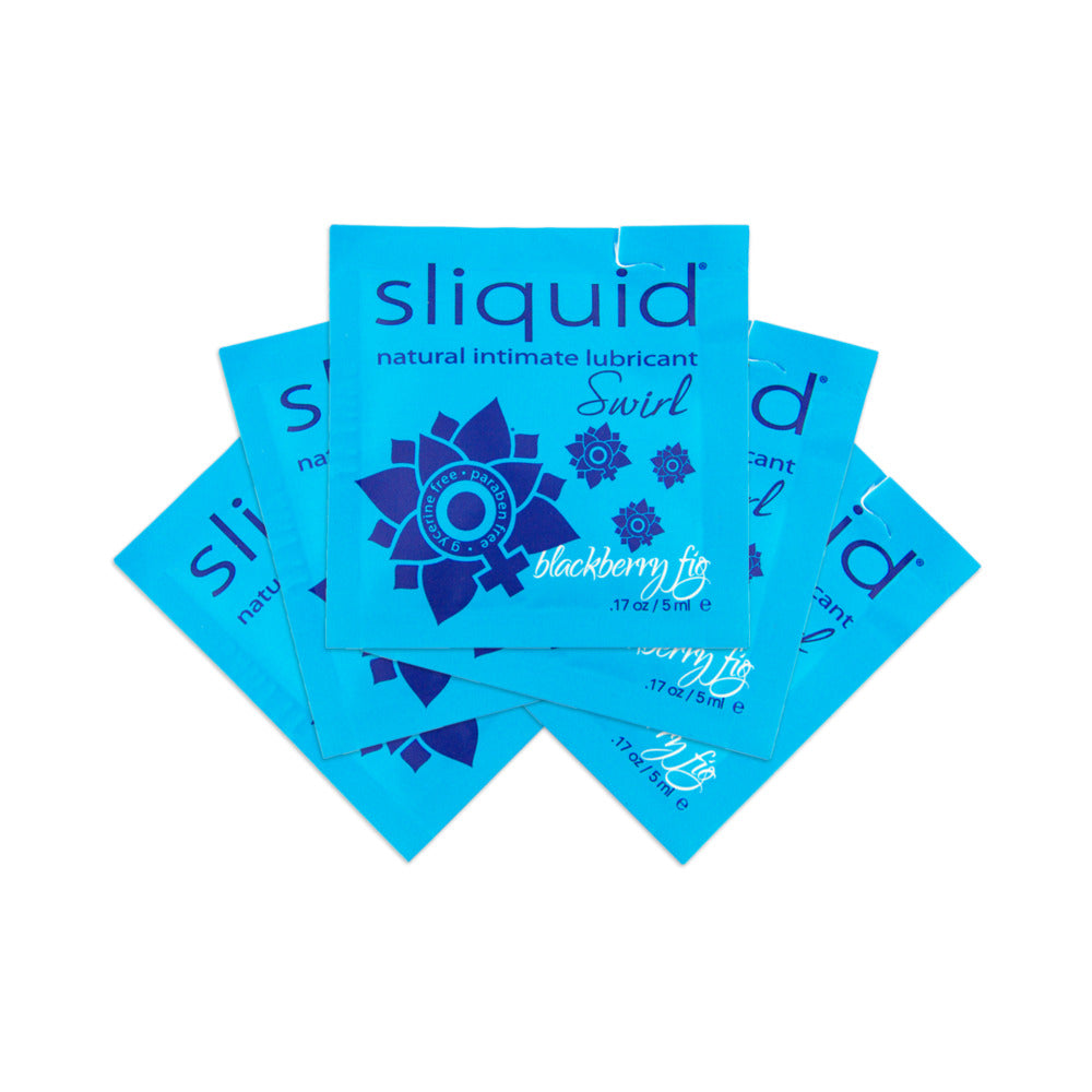 Sliquid Swirl Blackberry Fig Lube 0.17 Oz Pillows 200 Pack
